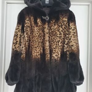 Luxury Real Mink Fur Coat